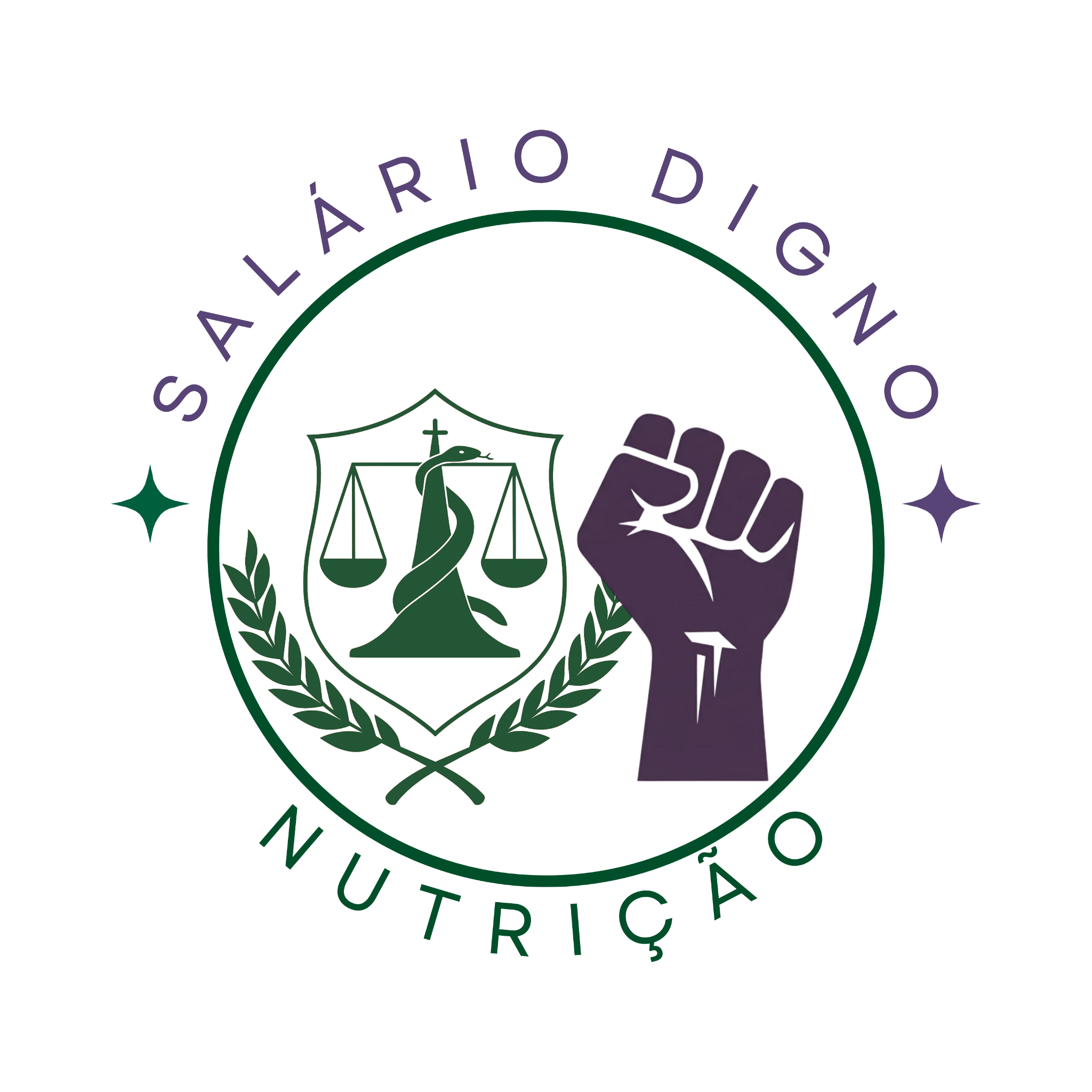 Logomarca do movimento Salário Digno Nutrição