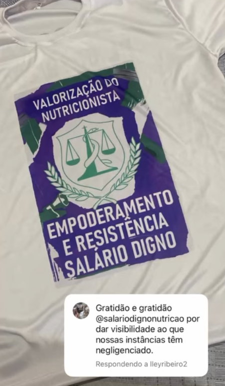 Camiseta do movimento — empoderamento e resistência